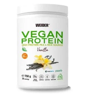 Weider Proteína Vegana Vainilla 750Gr Weider Proteína Vegana Vainilla 750Gr