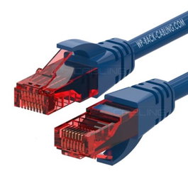 Wp european cabling solution WPC-PAT-6U002B Cable de Red Cat6 U/UTP 0,2 m Azul, Rojo