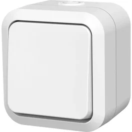 QUARX Aqua Pro Interruptor Bidireccional Impermeable IP55 Blanco 250V 10AX Conexión Rápida - QUA4004282496670