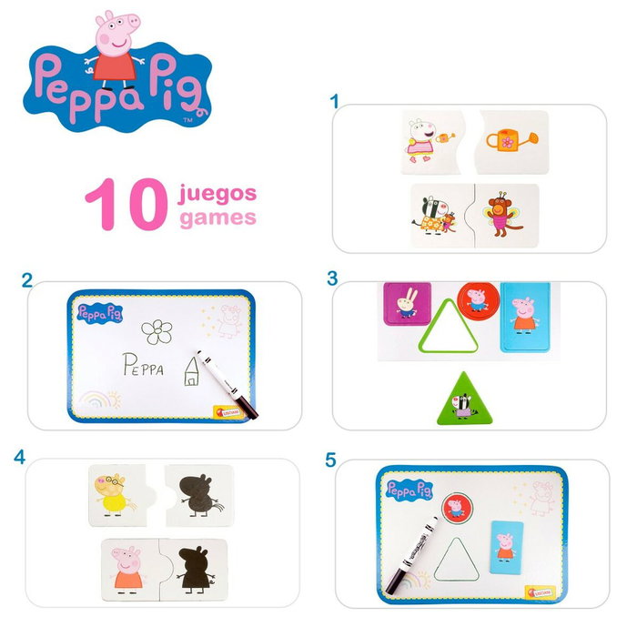 Mesa Multijuegos Peppa Pig (6 Unidades) Mesa Multijuegos Peppa Pig (6 Unidades)