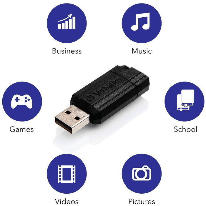 Verbatim PinStripe 32GB Negro Verbatim PinStripe 32GB Negro