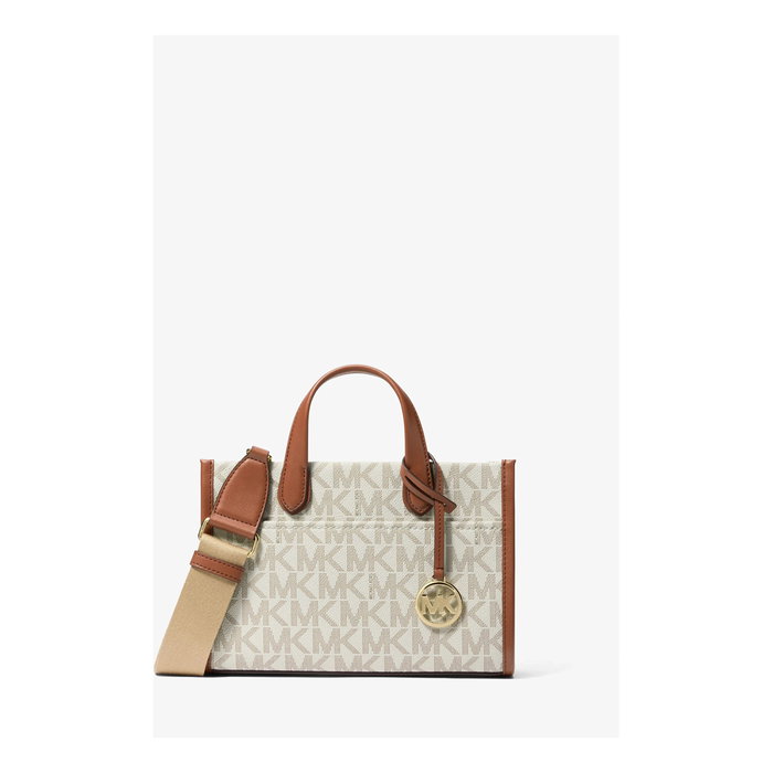 Michael Kors Bolso Gigi Beige en Lona Michael Kors Bolso Gigi Beige en Lona