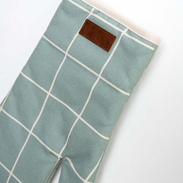 Set Delantal y 2 Manoplas Cocina Recicl Okapi Vinthera 60x75 cm-18x28 cm