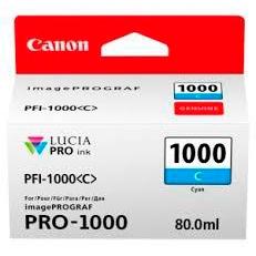 Canon PFI-1000C Cartucho de Tinta Cian para imagePROGRAF PRO-1000