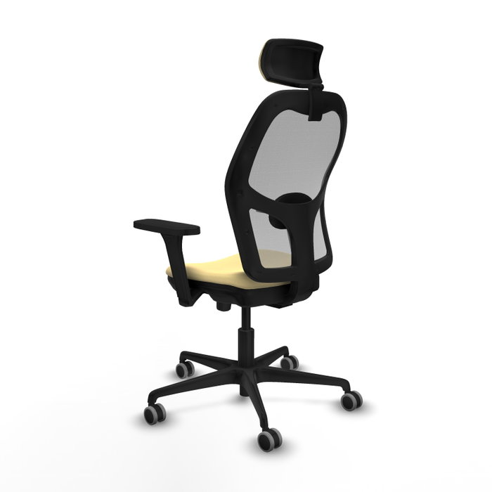 PIQUERAS Y CRESPO Silla de oficina Jorquera Sincro/Traslack Crema y Gris