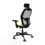PIQUERAS Y CRESPO Silla de oficina Jorquera Sincro/Traslack Crema y Gris