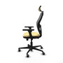 PIQUERAS Y CRESPO Silla de oficina Jorquera Sincro/Traslack Crema y Gris