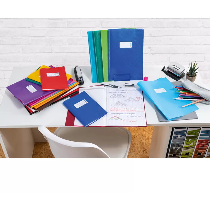 HERMA Set de 10 Protectores de Portadas A4 Multicolor