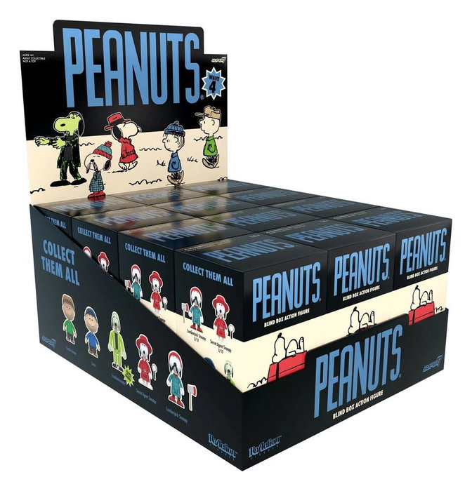 Super7 Peanuts Figura Blind Box Wave 4 Display (12) Super7 Peanuts Figura Blind Box Wave 4 Display (12)