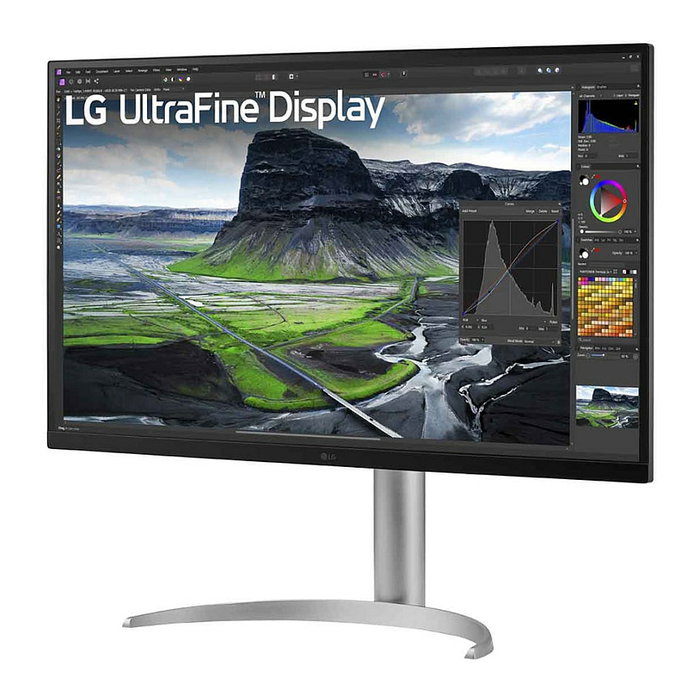 LG 32UQ850V-W - Monitor 31.5" (80 cm) 4K UHD IPS 60Hz con HDR400, AMD FreeSync, Altavoces, USB-C 90W, Pivot y Montaje VESA - Plata