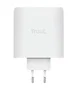 Trust Cargador de Pared Maxo 100W 2xUSB-C Blanco con Cable USB-C de 2m