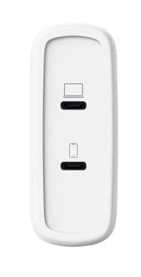 Trust Cargador de Pared Maxo 100W 2xUSB-C Blanco con Cable USB-C de 2m
