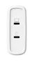 Trust Cargador de Pared Maxo 100W 2xUSB-C Blanco con Cable USB-C de 2m