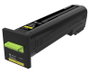 Lexmark 82K2XY0 Cartucho de Tóner Amarillo Extra Alto para CX825/CX860