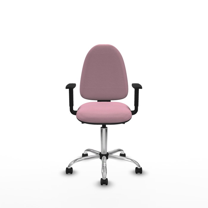PIQUERAS Y CRESPO Silla de oficina Aýna Rosa con mecanismo Asincro