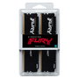 Kingston FURY Beast 64GB DDR5 RAM Kit (4x16GB, 6000MT/s, CL40, 288-pin DIMM, Negro) - Memoria XMP 3.0