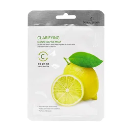 Beauugreen Mascarilla facial Clarifying con esencia de limón de 23 g