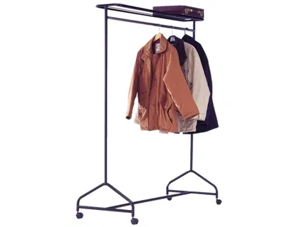 Sie Vestidor Portátil con Repisa y Capacidad para 40 Perchas | Perchero de Metal Negro con Ruedas 150x170x55 cm Sie Vestidor Portátil con Repisa y Capacidad para 40 Perchas | Perchero de Metal Negro con Ruedas 150x170x55 cm