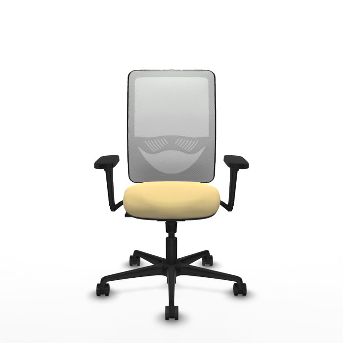 PIQUERAS Y CRESPO Silla de oficina Zulema con Mecanismo Sincro, Crema y Blanco PIQUERAS Y CRESPO Silla de oficina Zulema con Mecanismo Sincro, Crema y Blanco