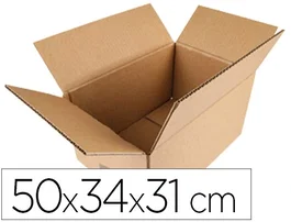 Q-connect Caja para embalar americana de cartón reciclado 500x340x310 mm