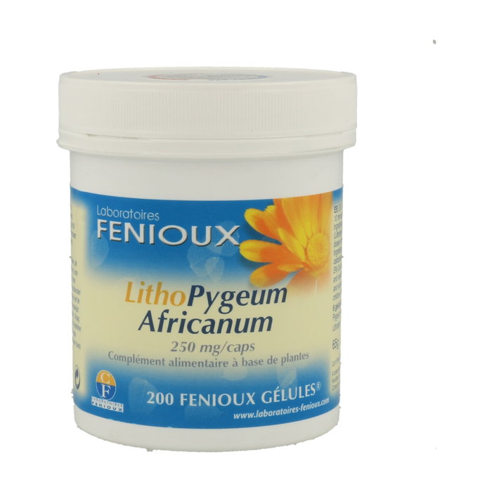 FENIOUX LithoPygeum Africanum 250mg 200 cápsulas FENIOUX LithoPygeum Africanum 250mg 200 cápsulas
