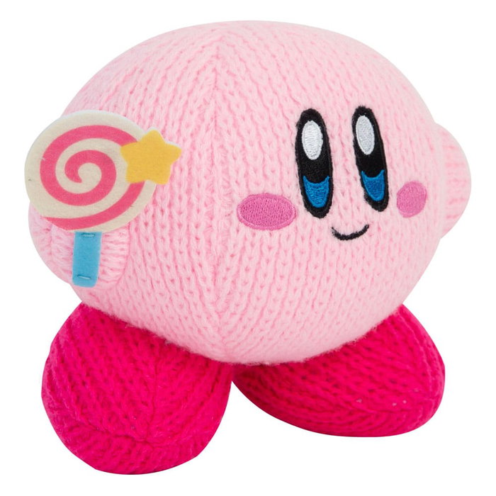 Kirby Peluche Nuiguru-Knit Kirby with Invincible Candy Wand