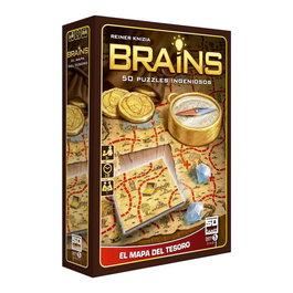 SD GAMES Juego BRAINS Mapa del Tesoro para 1 Jugador a partir de 8 años