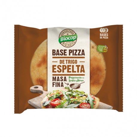 BIOCOP Base de Pizza de Masa Fina con Trigo Espelta 390g