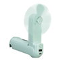 EDM Ventilador de Mano Plegable con Linterna, Powerbank, Soporte para Smartphone, Cargable USB-C, 3 Velocidades, Color Surtido