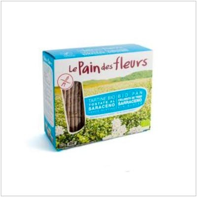 LE PAIN DES FLEURS Cracker Trigo Sarraceno 150Gr Bio Sin Sal Vegano Sin Gluten Fuente Fibra Magnesio Hierro LE PAIN DES FLEURS Cracker Trigo Sarraceno 150Gr Bio Sin Sal Vegano Sin Gluten Fuente Fibra Magnesio Hierro