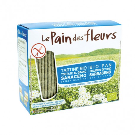 LE PAIN DES FLEURS Cracker de Trigo Sarraceno Bio Sin Sal 150g