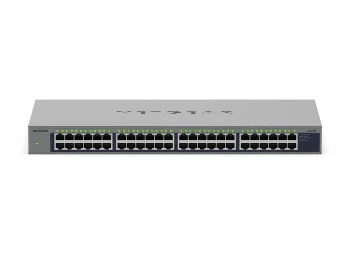 Netgear GS748 no administrado Gigabit Ethernet (10/100/1000) gris Netgear GS748 no administrado Gigabit Ethernet (10/100/1000) gris