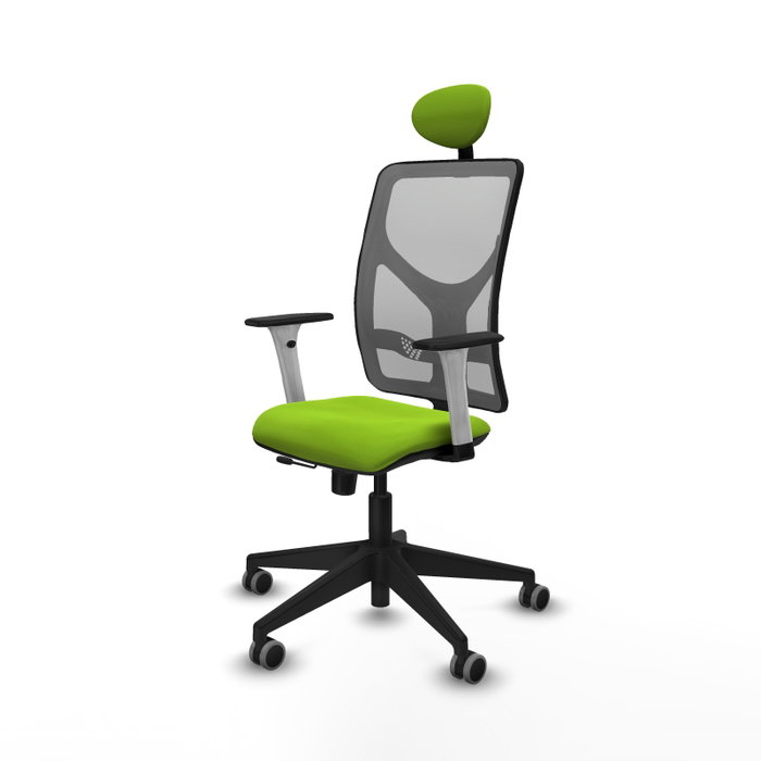 PIQUERAS Y CRESPO Silla de oficina Motilla Pistacho y Gris PIQUERAS Y CRESPO Silla de oficina Motilla Pistacho y Gris