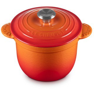 Le Creuset 41110180900460 Cocotte redonda de hierro fundido esmaltado, 2 Litros (18 cm), Vulkanfarben (Rojo), apta para inducción, horno y lavavajillas, Francia Le Creuset 41110180900460 Cocotte redonda de hierro fundido esmaltado, 2 Litros (18 cm), Vulkanfarben (Rojo), apta para inducción, horno y lavavajillas, Francia