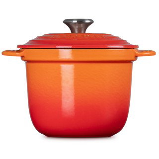 Le Creuset 41110180900460 Cocotte redonda de hierro fundido esmaltado, 2 Litros (18 cm), Vulkanfarben (Rojo), apta para inducción, horno y lavavajillas, Francia Le Creuset 41110180900460 Cocotte redonda de hierro fundido esmaltado, 2 Litros (18 cm), Vulkanfarben (Rojo), apta para inducción, horno y lavavajillas, Francia