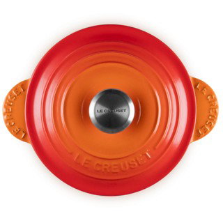 Le Creuset 41110180900460 Cocotte redonda de hierro fundido esmaltado, 2 Litros (18 cm), Vulkanfarben (Rojo), apta para inducción, horno y lavavajillas, Francia Le Creuset 41110180900460 Cocotte redonda de hierro fundido esmaltado, 2 Litros (18 cm), Vulkanfarben (Rojo), apta para inducción, horno y lavavajillas, Francia