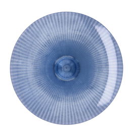 Plato Poliestireno Sunset Azul Quid 26 cm (12 Unidades)