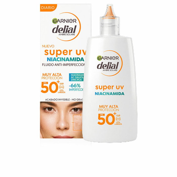 Garnier Delial SUPER UV Niacinamida Anti-imperfecciones SPF50+ 40 ml Garnier Delial SUPER UV Niacinamida Anti-imperfecciones SPF50+ 40 ml