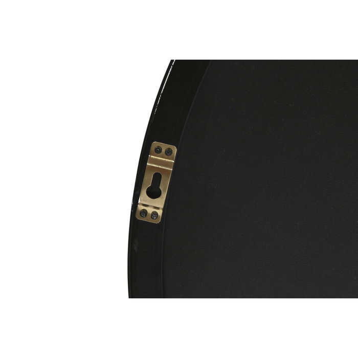 DKD Home Decor Espejo Moderno Negro 90 x 90 x 5 cm