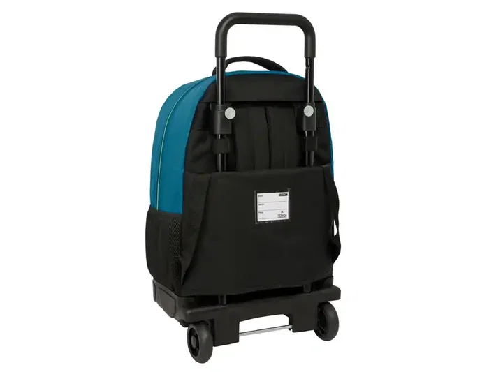 Safta Mochila Escolar Grande con Ruedas Munich Land Extraíble, Compacta, Dimensiones 450x330x220 mm