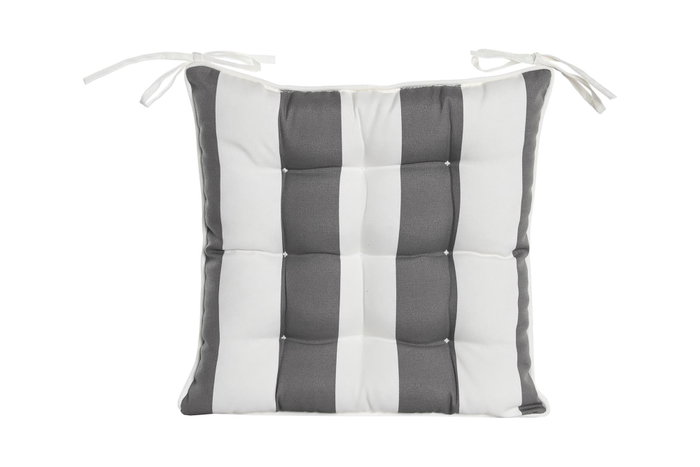 DKD Home Decor Cojin Marino Gris Blanco 40 x 7 x 40 cm para Terraza y Jardin DKD Home Decor Cojin Marino Gris Blanco 40 x 7 x 40 cm para Terraza y Jardin