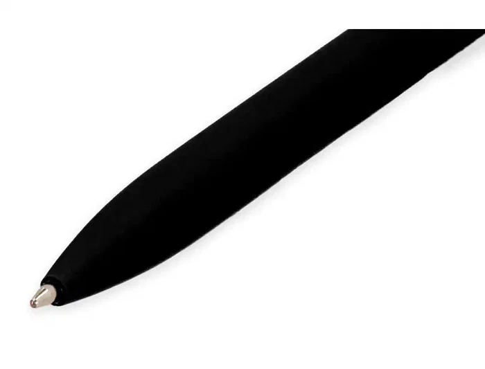 Liderpapel Boligrafo Retractil con Acabado Soft Touch, Punta 1 mm, Tinta Negra, Cuerpo Negro, Clip Resistente Liderpapel Boligrafo Retractil con Acabado Soft Touch, Punta 1 mm, Tinta Negra, Cuerpo Negro, Clip Resistente