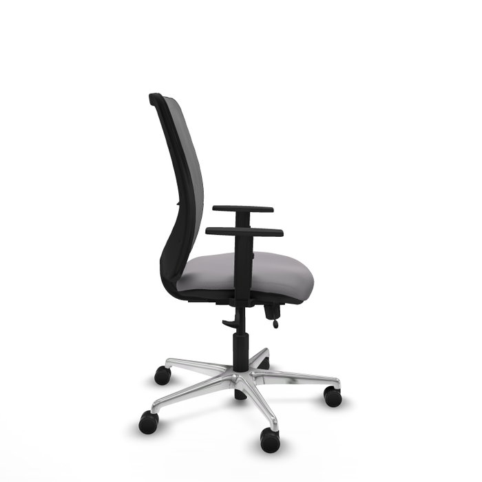 PIQUERAS Y CRESPO Silla de oficina Zulema Gris con mecanismo Sincro/Traslack