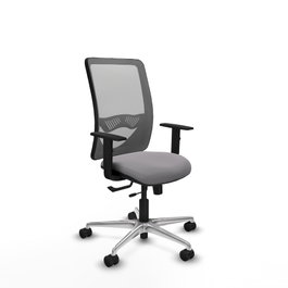 PIQUERAS Y CRESPO Silla de oficina Zulema Gris con mecanismo Sincro/Traslack