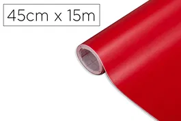 D-c-fix Rollo Papel Adhesivo Rojo Señales Mate Ancho 45 cm Largo 15 mt