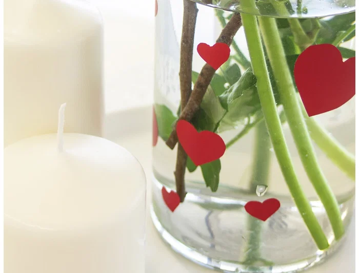 D-c-fix Rollo adhesivo autoadhesivo rojo señales mate para manualidades y bricolaje, ancho 45 cm x largo 15 m, película decorativa removible