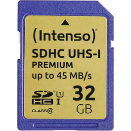 Intenso Tarjeta SDHC 32GB Clase 10 UHS-I Premium