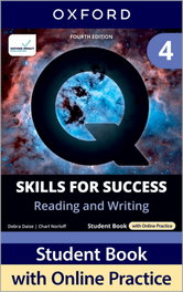 OXFORD UNIVERSITY PRESS, Q:Skills for Success 4 Reading & Writing 4A.ED
