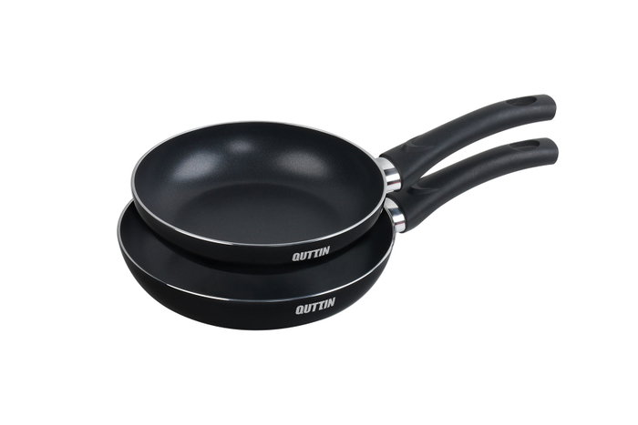 Quttin Set de 2 Sartenes de Aluminio para Inducción Basik Quttin Quttin Set de 2 Sartenes de Aluminio para Inducción Basik Quttin