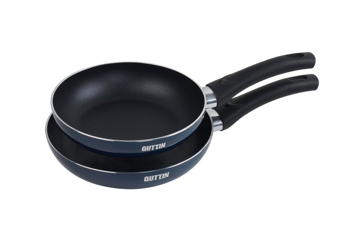 Quttin Set de 2 Sartenes de Aluminio para Inducción Basik Quttin Quttin Set de 2 Sartenes de Aluminio para Inducción Basik Quttin